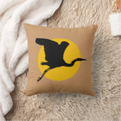 ヘロンは飛行中だ クッション (ブランケット)