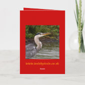 ヘロンクリスマスカード シーズンカード (裏面)