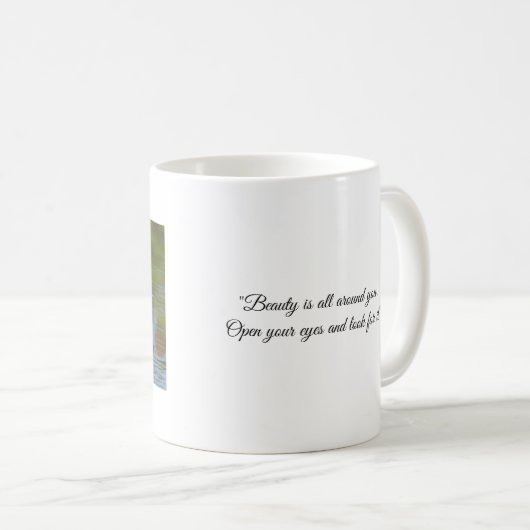 ヘロンズマグ – 美しいは全のまわりにてあなた コーヒーマグカップ (正面右)