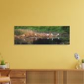 ヘロン家族 – 右側 キャンバスプリント (インサイチュ (リビング))