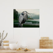 ヘロン湖 ポスター (キッチン)