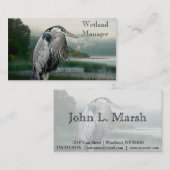 ヘロン湖 名刺 (正面/裏面)