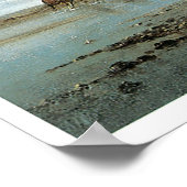 ヘロン狩り（アルジェリア）、1865年Eugene Fromentin ポスター (角)