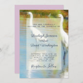 ヘロン結婚式招待状 招待状 (正面/裏面)