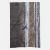 ヘロン離陸 キッチンタオル (縦)
