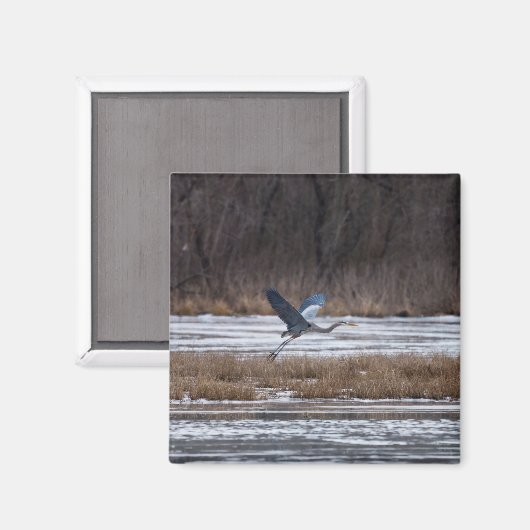 ヘロン離陸 マグネット (正面/裏面)