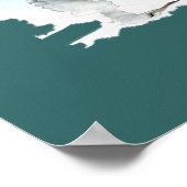 ヘロン，エグルト，カラス，トンボ，荒野の芸術 ポスター (角)