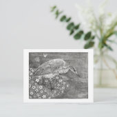 ヘロン – テオ・ヴァン・ホイテマ – ヴィンテージ・アート ポストカード (スタンド正面)