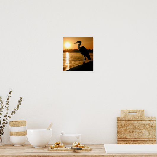 ヘロン ポスター (キッチン)