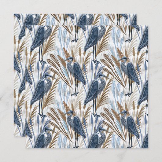 ヘロン 招待状 (正面/裏面)