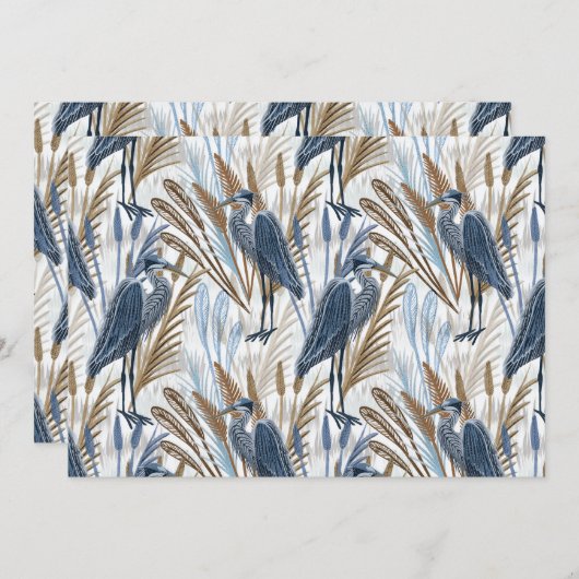 ヘロン 招待状 (正面/裏面)