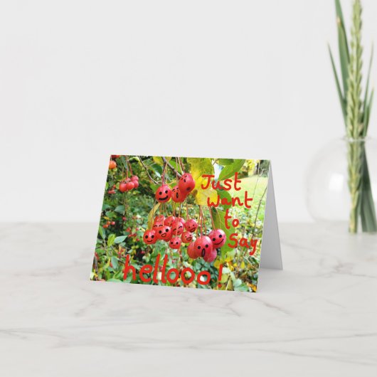 ヘローと言いたいだけだ！ カード (正面)