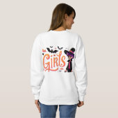 ヘローンガールTシャツ スウェットシャツ (裏面フル)