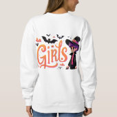 ヘローンガールTシャツ スウェットシャツ (裏面)