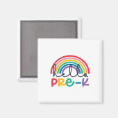 ヘロー Pre-k レインボー Ck 入学 先生 生徒 幼稚園児 マグネット (正面/裏面)
