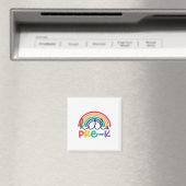 ヘロー Pre-k レインボー Ck 入学 先生 生徒 幼稚園児 マグネット (インサイチュ (食洗機))