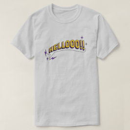 ヘロー!!Tシャツ – グレー Tシャツ