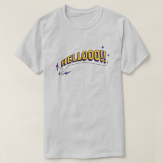ヘロー!!Tシャツ – グレー Tシャツ