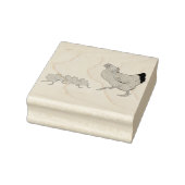 ヘンアンドザウィズチキンズヴィンテージイラストレーション ラバースタンプ (スタンプ)