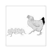 ヘンアンドザウィズチキンズヴィンテージイラストレーション ラバースタンプ (インプリント)