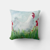 ヘンアンドポピーズファームハウス クッション (正面)