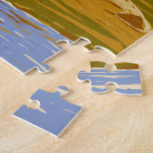 ヘンゲ国立公園ジンバブエ旅行芸術ヴィンテージ ジグソーパズル (側面)