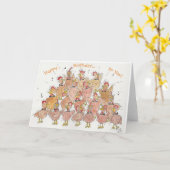 ヘンコーアハッピーバースデー カード (黄色い花)