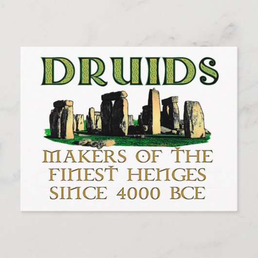 ヘンジス素晴らしの人々 ポストカード (正面)