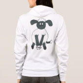 ヘンスリージップアップフード付きスウェットシャツ パーカ (裏面)