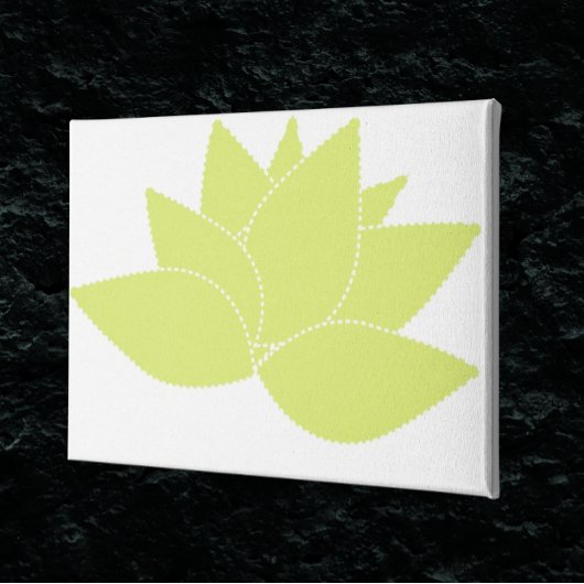 ヘンズアンドシックスキュントライムモダングリーンアブストラスト キャンバスプリント