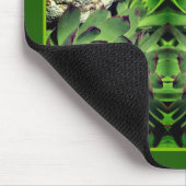 ヘンズアンドチックスガーデン多肉質クローズアップ抽象芸術 マウスパッド (コーナー)