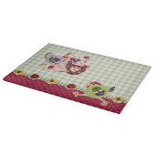 ヘンズアンドルースター素朴デザイン カッティングボード (角)