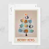 ヘンズクメリーリスマスの木はがき シーズンポストカード (正面/裏面)