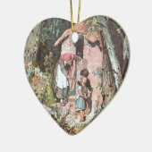 ヘンゼルとグレーテル – グリム兄弟の童話 セラミックオーナメント (左)