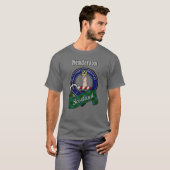 ヘンダーソンクランバッジ＋タータン Tシャツ (正面フル)
