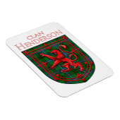 ヘンダーソンタータンチェックスコティッシュプリッドライオンラパント マグネット (右側)