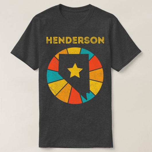 ヘンダーソンネバダヴィンテージ動揺して土産1 Tシャツ (デザイン正面)