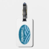 ヘンダーソンビルノースカロライナアウトドア ラゲッジタグ (裏面縦)