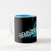 ヘンダーソンビルノースカロライナ山脈 ツートーンマグカップ (正面左)