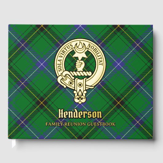 ヘンダーソンファミリー懇親会 ゲストブック (正面)