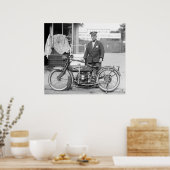 ヘンダーソン警察オートバイ, 1922 ポスター (キッチン)