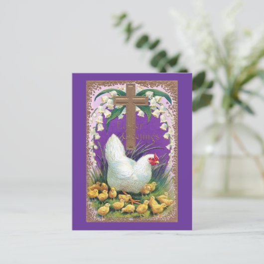 ヘンチックスとクロスヴィンテージイースター シーズンポストカード (スタンド正面)