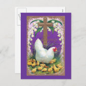 ヘンチックスとクロスヴィンテージイースター シーズンポストカード (正面/裏面)