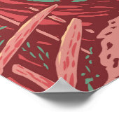 ヘンディウッズ州パークカリフォルニアバッジヴィンテージ ポスター (角)