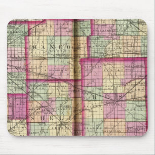 ヘンドリクソン郡とマリオン郡 マウスパッド