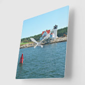 ヘンドリックスヘッドライトハウス、メインクロック スクエア壁時計 (傾斜)