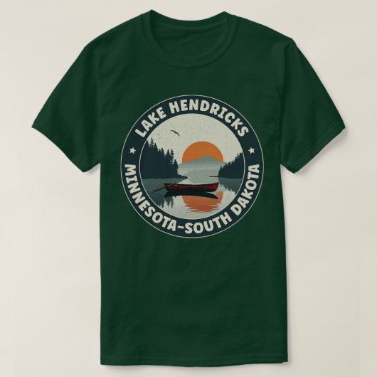 ヘンドリックスミネソタサウスダコタ Tシャツ (デザイン正面)