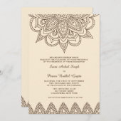 ヘンナの招待状 招待状 (正面/裏面)