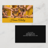 ヘンナアーティストビジネスカード 名刺 (正面/裏面)