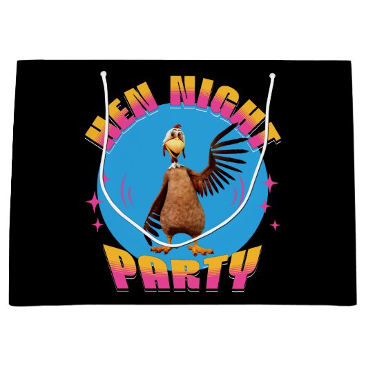 ヘンナイトパーティーおもしろいバチェロレッテ ラージペーパーバッグ (正面)